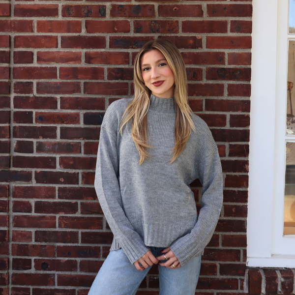 Sola Turtleneck in Grey Madison's Niche 