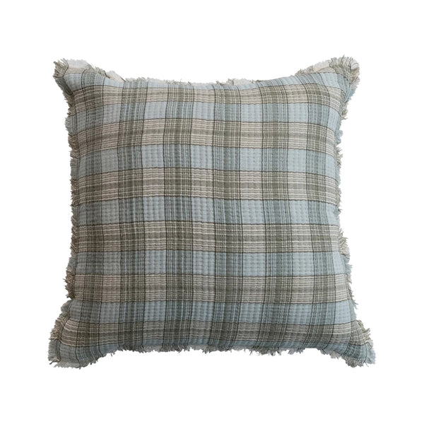Square Plaid Pillow Madison's Niche 