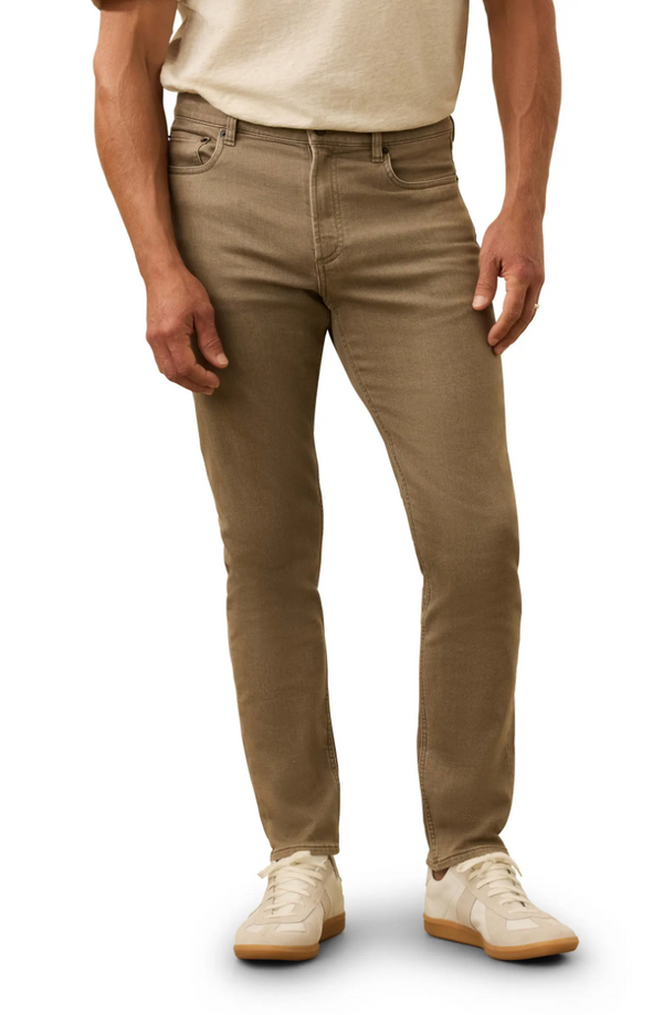 Stretch Terry 5-Pocket Pant in Dark Rye Madison's Niche 