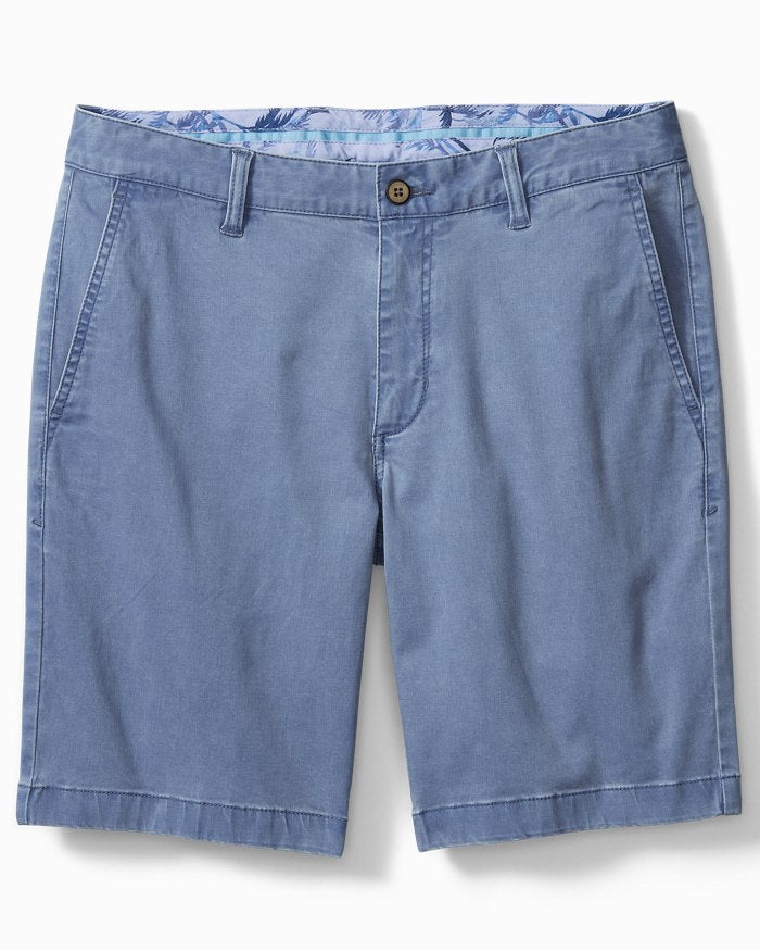 Boracay Flat Front 10" Short in Port Side Blue - Madison's Niche 