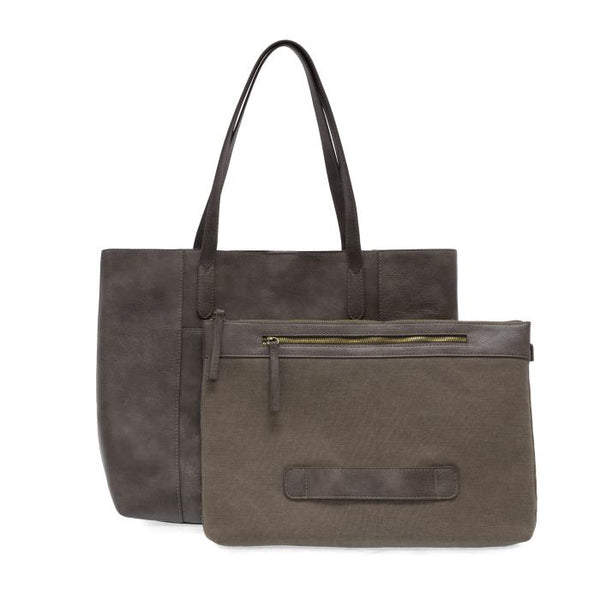 Taupe Sondra Laptop Tote Madison's Niche 