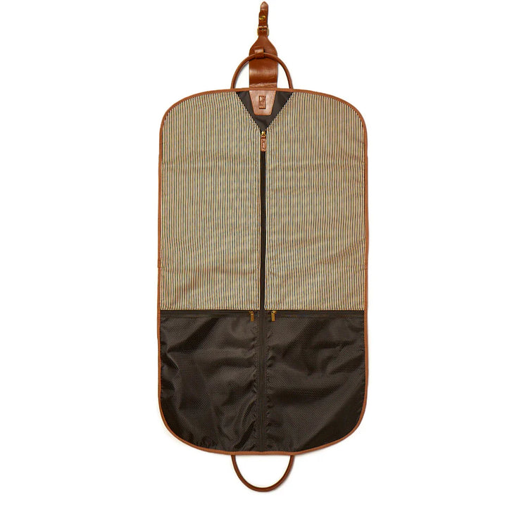 The Oxford Garment Bag in Chocolate Brown