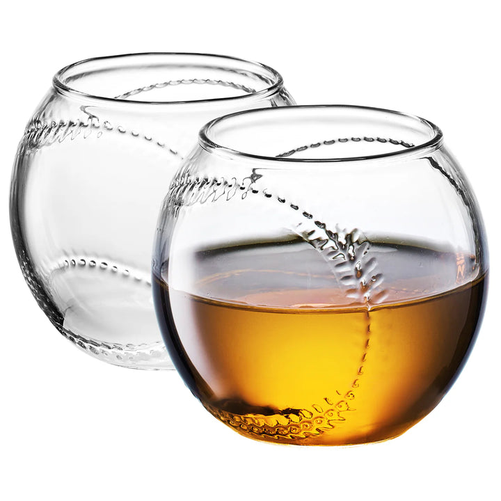 Baseball Whiskey Glasses
