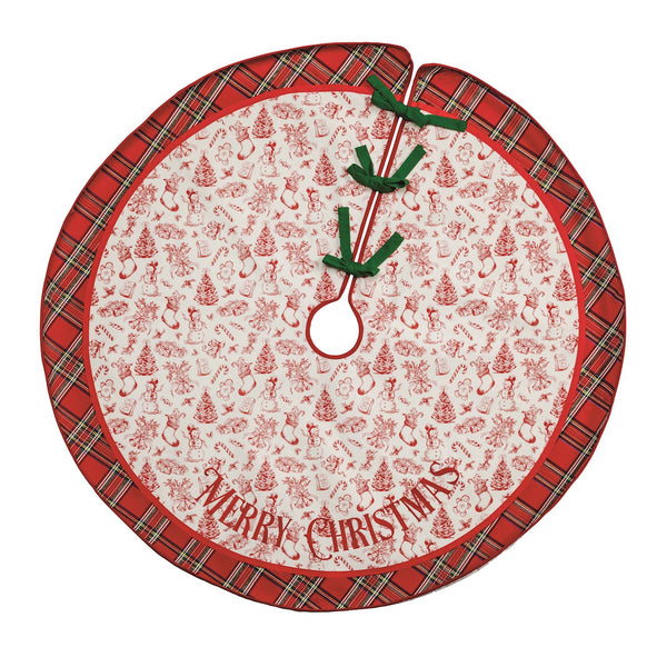 Toile Tree Skirt Madison's Niche 