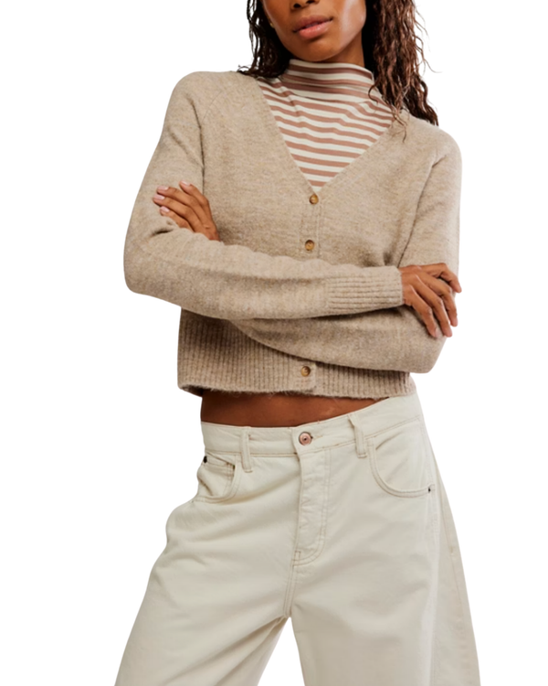School Girl Cardigan in Feather Grey Madison's Niche 