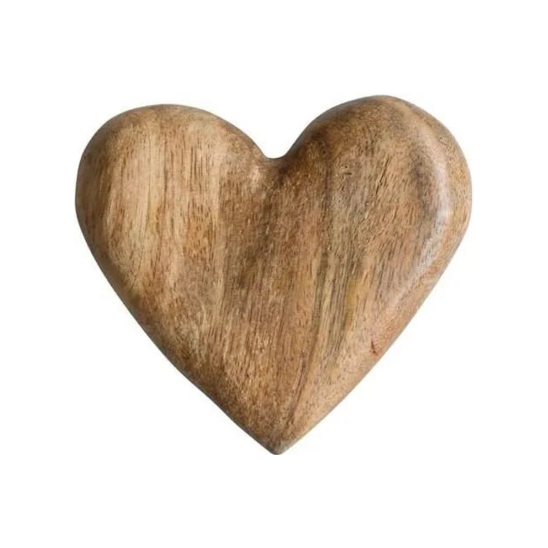 Mango Wood Heart - Madison's Niche 