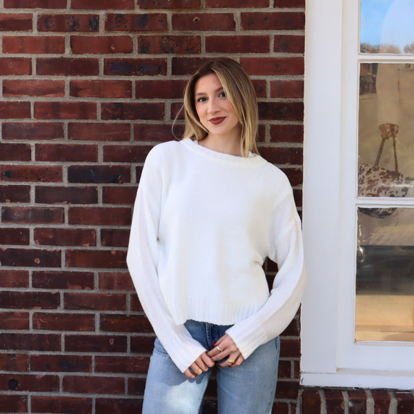 Walker Pullover in Chalk Madison's Niche 