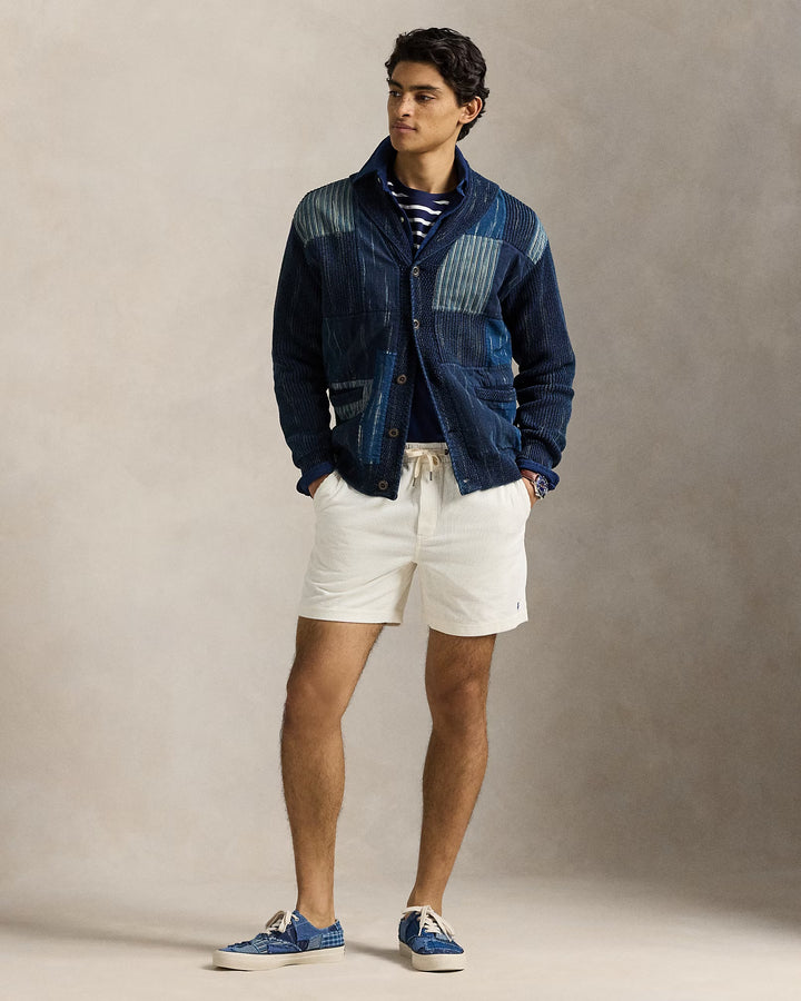 Warm White Polo Prepster Corduroy Short
