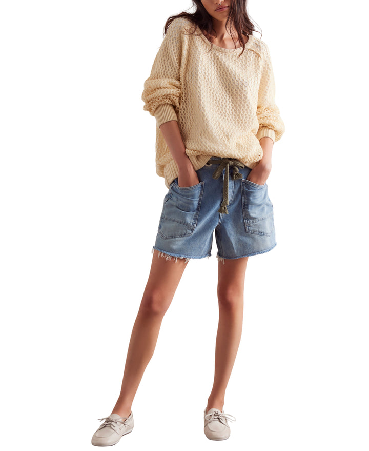 Moxie Shorts in Truest Blue