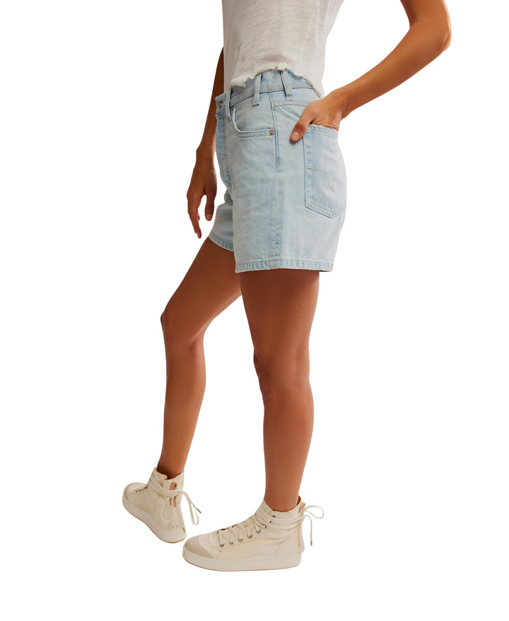 Tippi Denim Shorts in Babalon Blue
