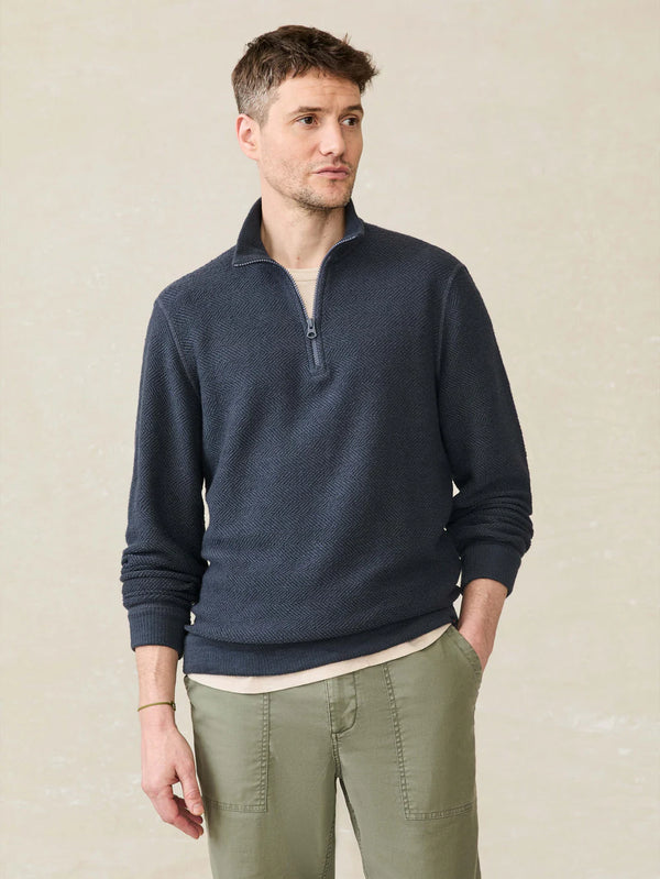 Whitewater Quarter Zip in Fjord Madison's Niche 