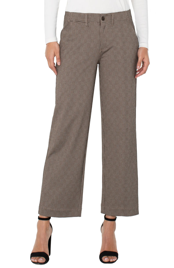 Wide Leg Crop Trouser in Camel Sand Madison's Niche 