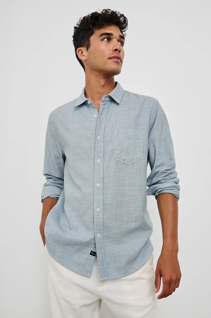 Wyatt Shirt in Tidal Etch
