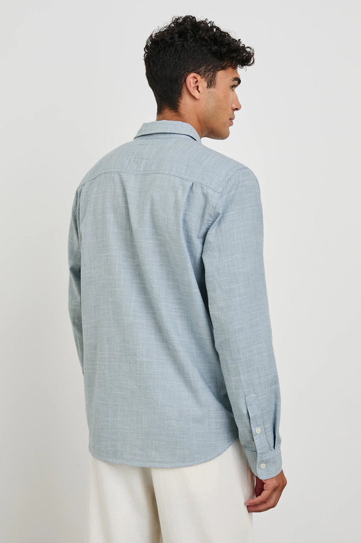 Wyatt Shirt in Tidal Etch