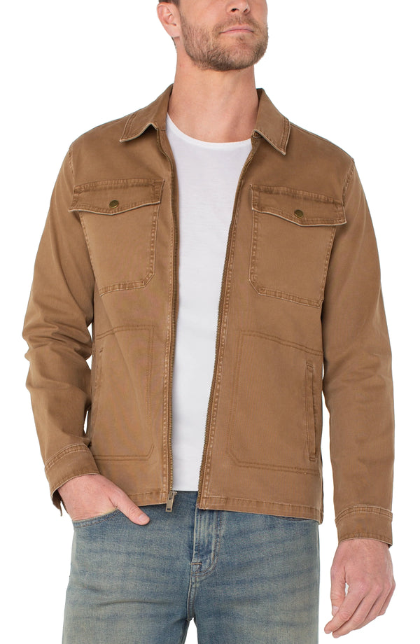 Zip Jacket in Chestnut Madison's Niche 
