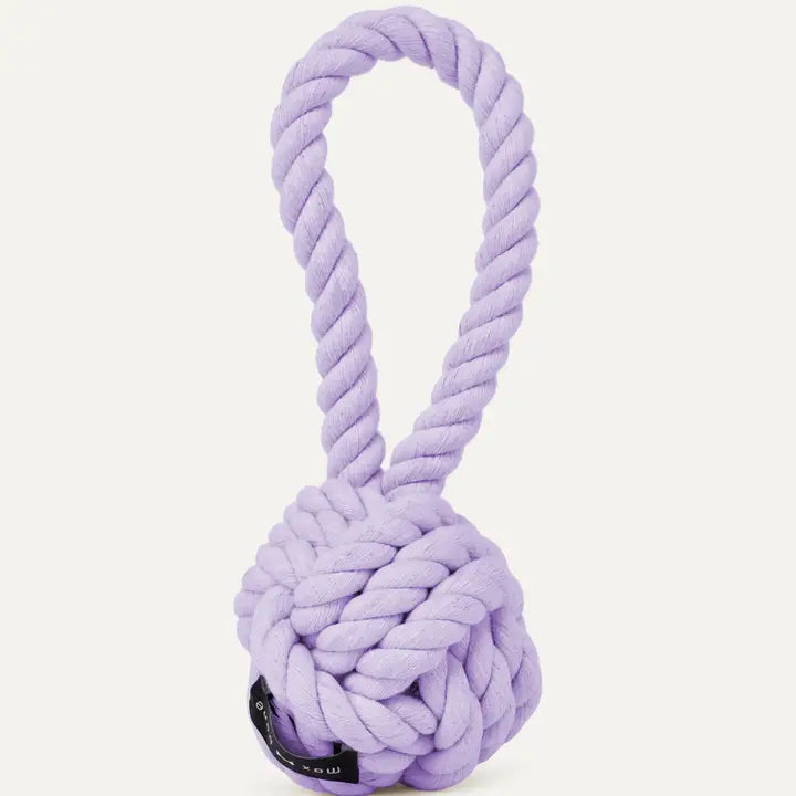Rope Dog Toy in Lavender