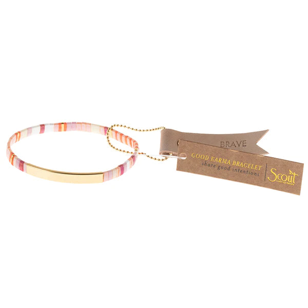 Gold Miyuki Bracelet in Brave - Madison's Niche 
