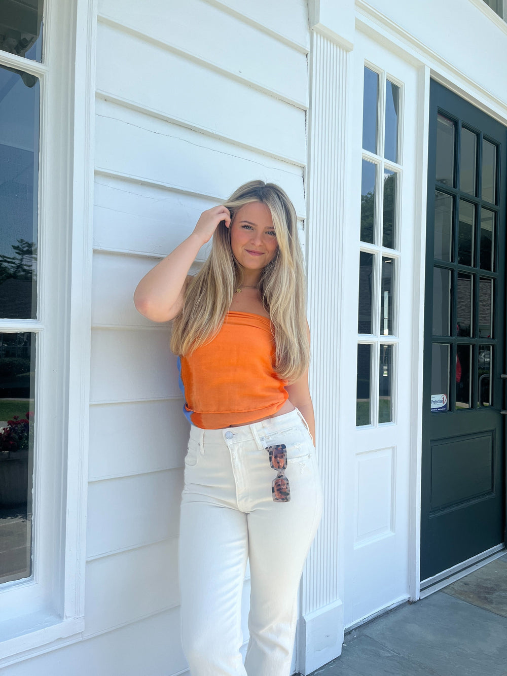 Orange Tie Dye Scarf - Madison's Niche 