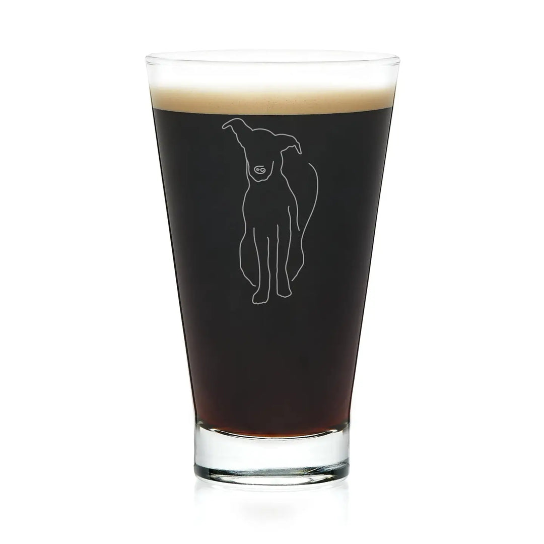 Dog Hi-Ball Glass - Madison's Niche 
