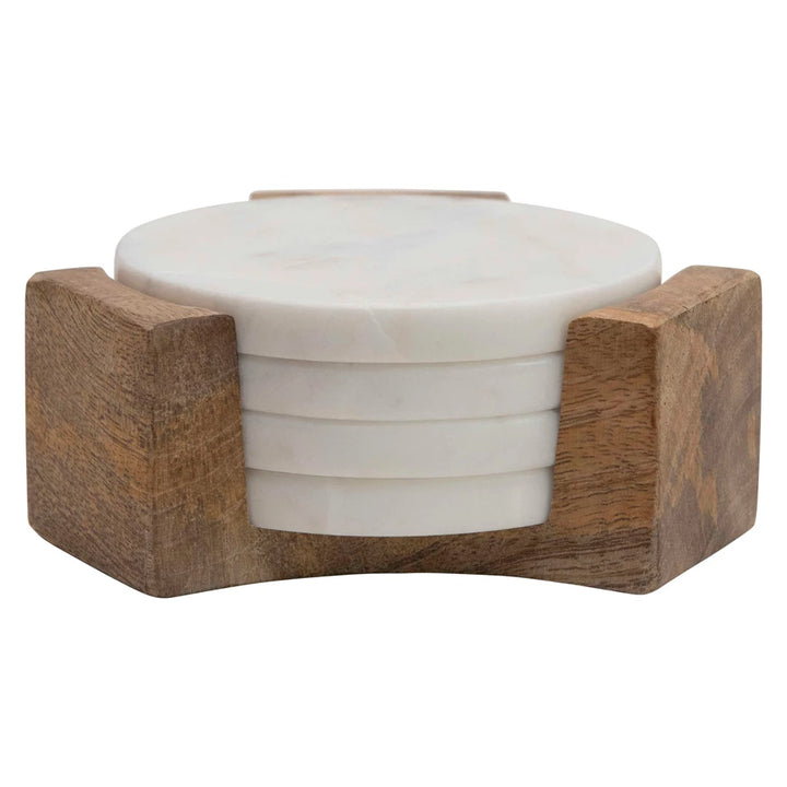 Coasters in Wood Holder - Madison's Niche 