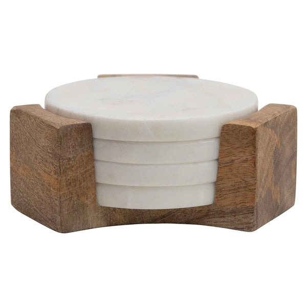 Coasters in Wood Holder Madison's Niche 