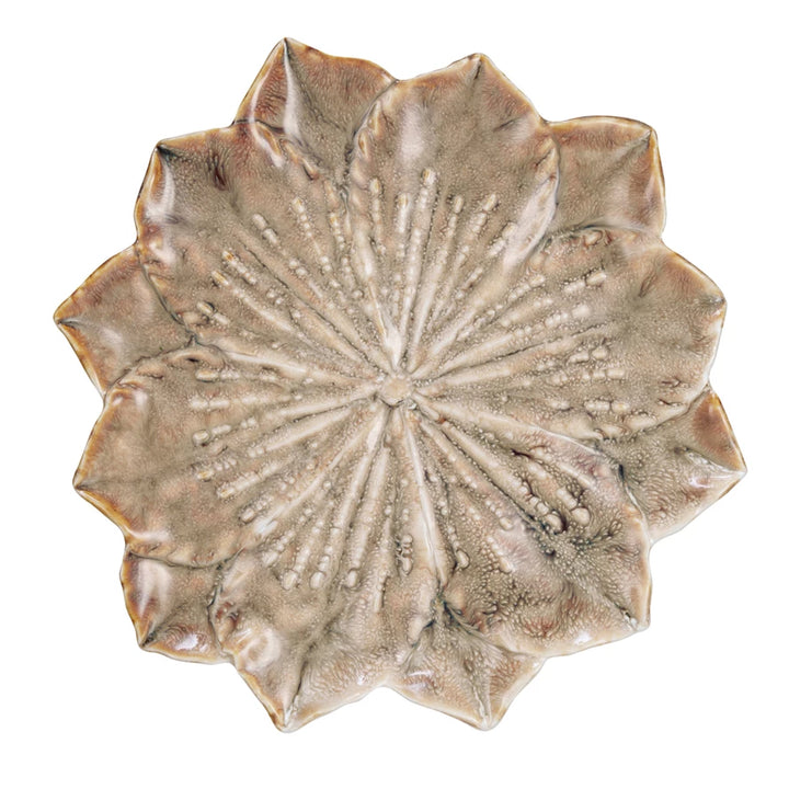 Glazed Flower Plate