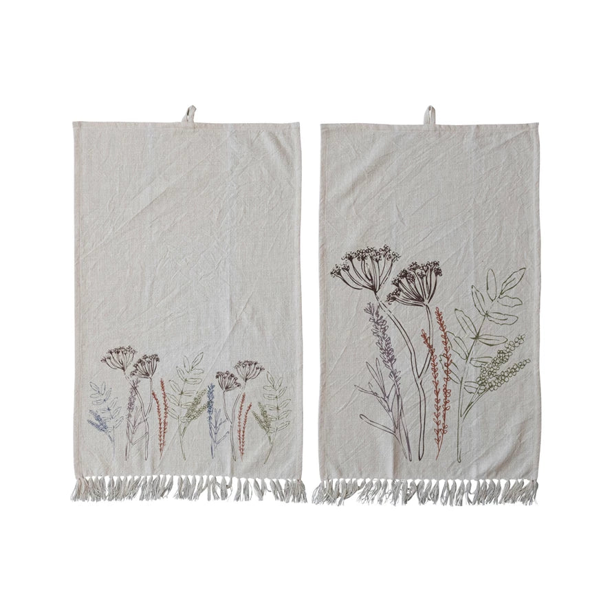 Flowers Kitchen Towel