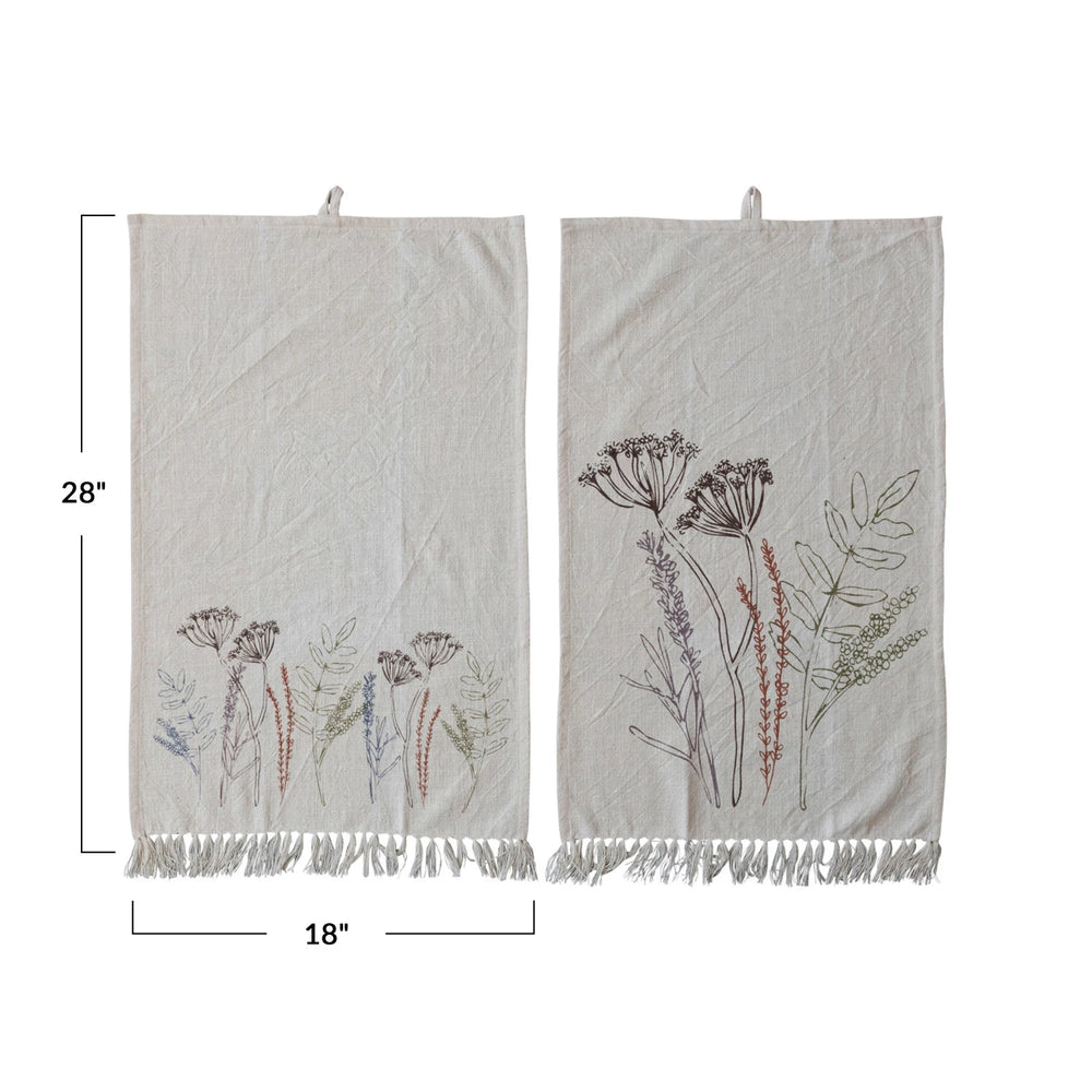 Flowers Kitchen Towel - Madison's Niche 