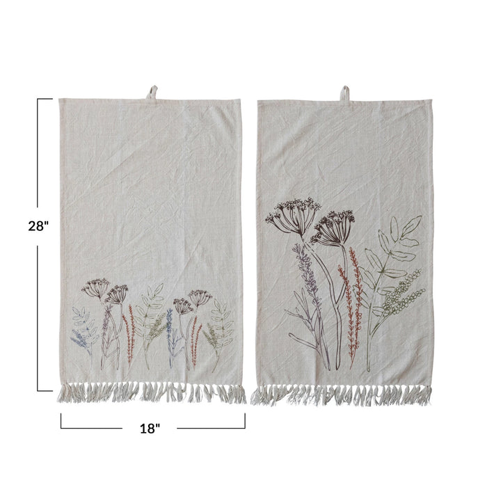 Flowers Kitchen Towel