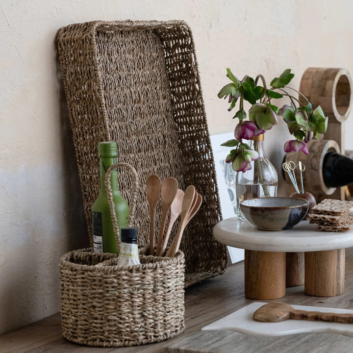 Seagrass Tray with Handles