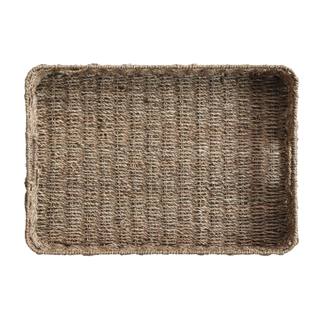 Seagrass Tray with Handles