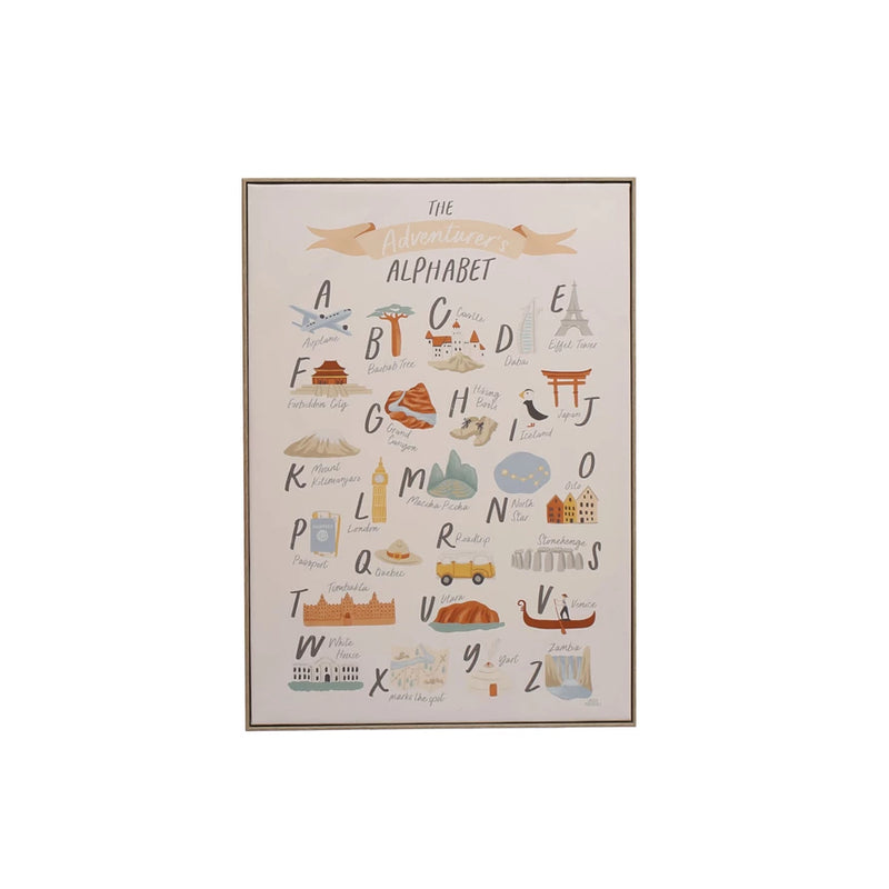 Adventurer's Alphabet Canvas - Madison's Niche 