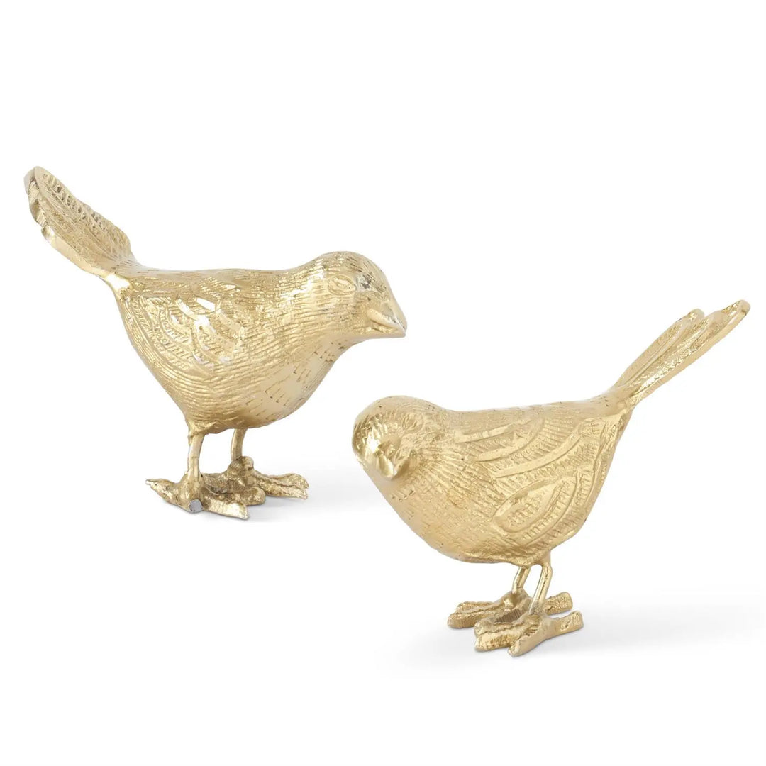Antique Gold Song Bird - Madison's Niche 