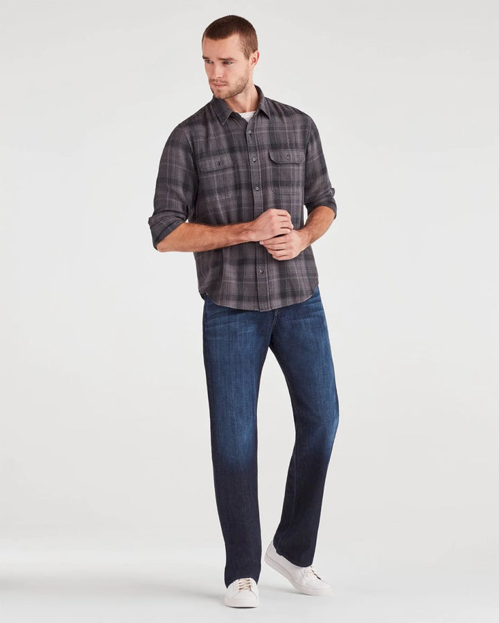 Austyn Relaxed Straight Jeans in Los Angeles Dark - Madison's Niche 