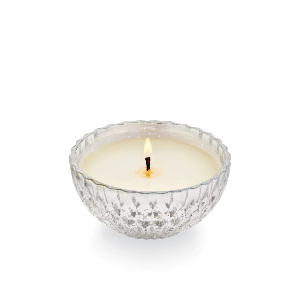 Balsam & Cedar Silver Mercury Ornament Candle - Madison's Niche 