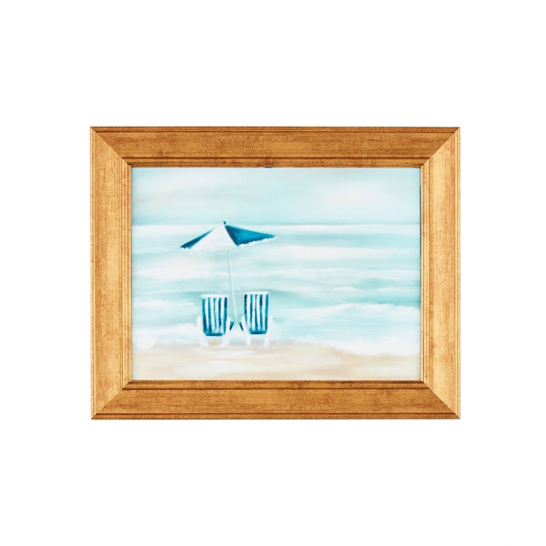 Beach Chairs Framed Art