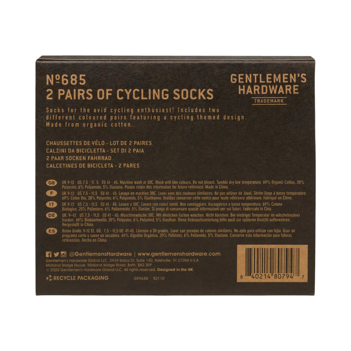 Men's Set of 2 Bike Socks - Madison's Niche 
