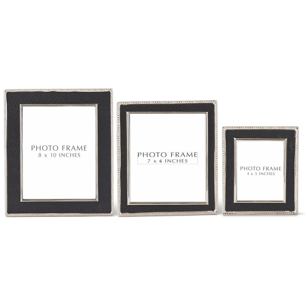 Black Leather Frame - Madison&