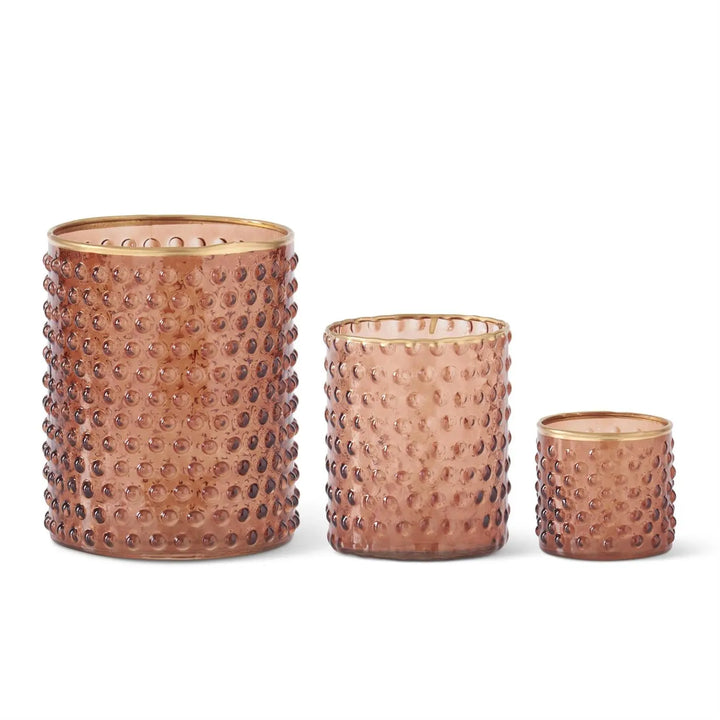 Brown Dot Glass Vase - Madison's Niche 
