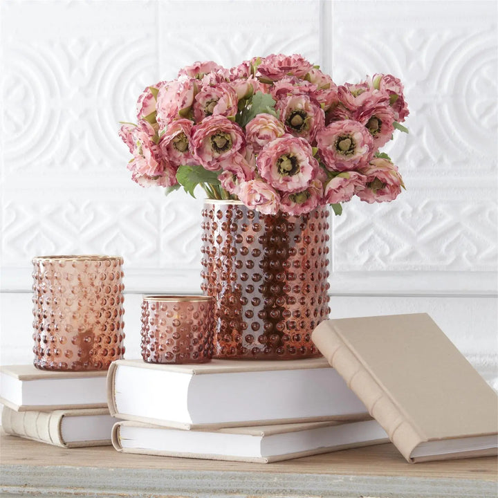 Brown Dot Glass Vase - Madison's Niche 