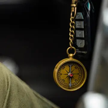 Compass Key Chain - Madison's Niche 