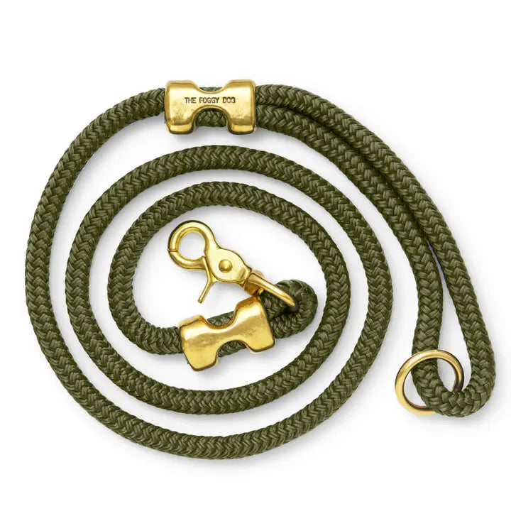 Olive Marine Rope Leash