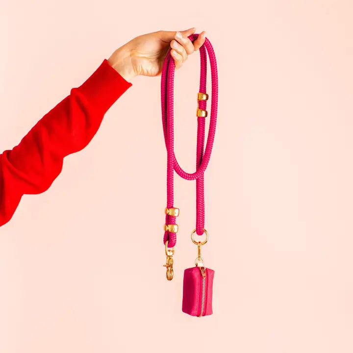 Hot Pink Marine Leash - Madison's Niche 