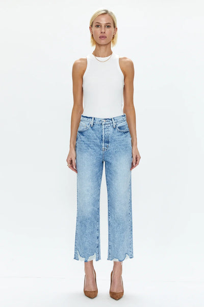 Cassie High Rise Straight Crop Jeans in Baja - Madison's Niche 