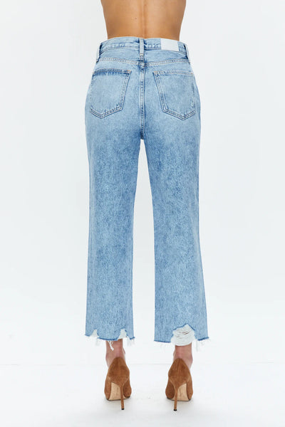 Cassie High Rise Straight Crop Jeans in Baja - Madison's Niche 