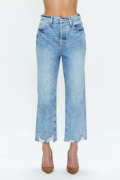 Cassie High Rise Straight Crop Jeans in Baja - Madison's Niche 