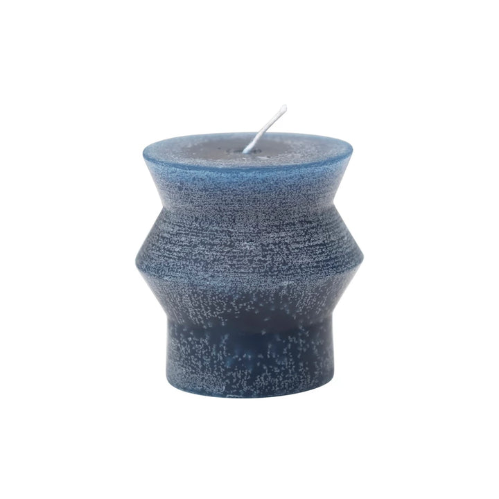 Blue Pillar Candle