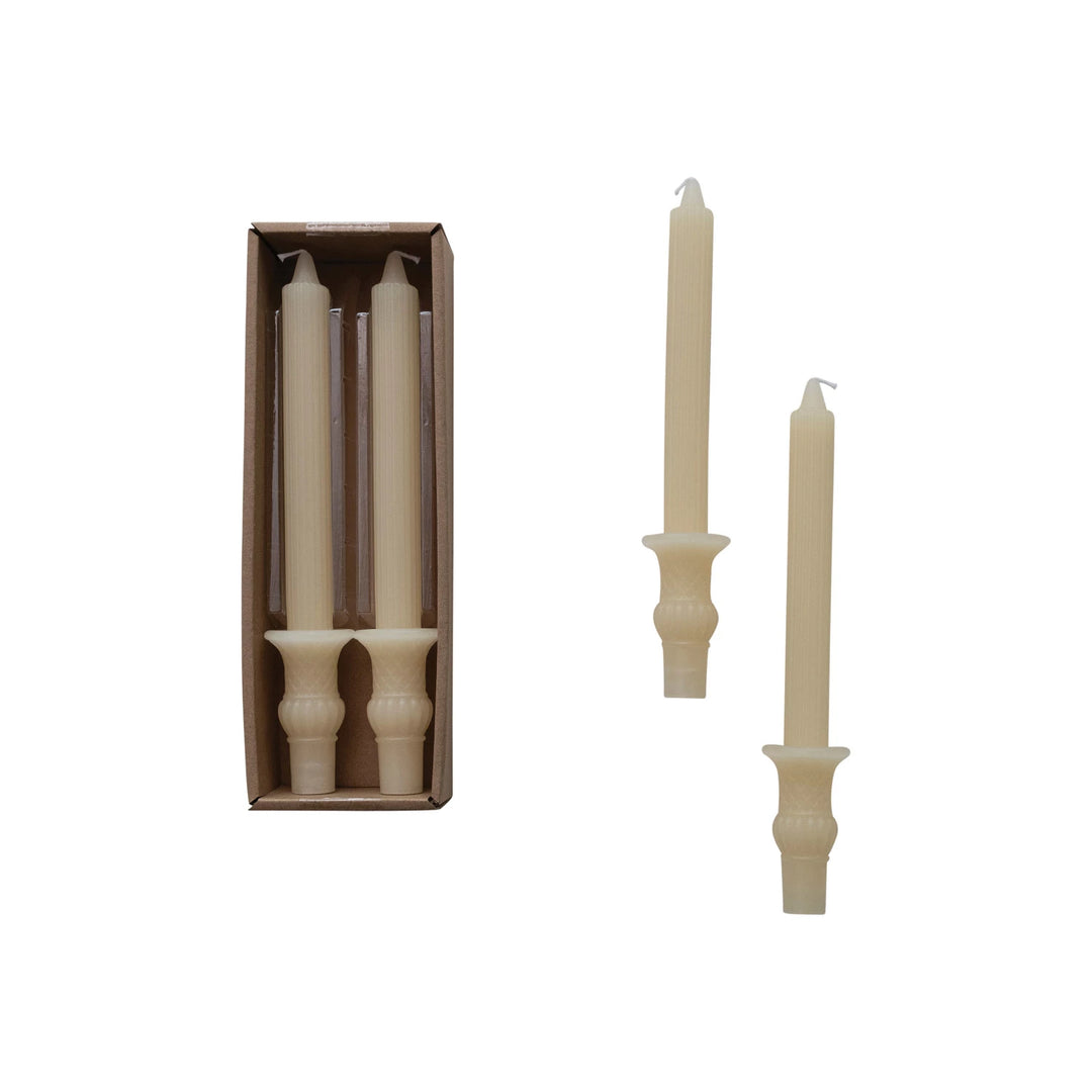Ivory Urn Tapers - Madison's Niche 