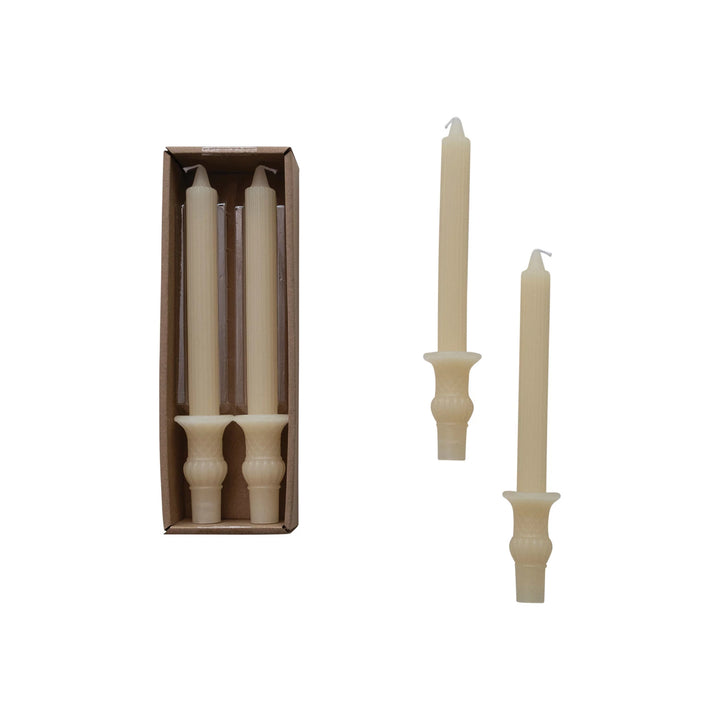 Ivory Urn Tapers - Madison's Niche 
