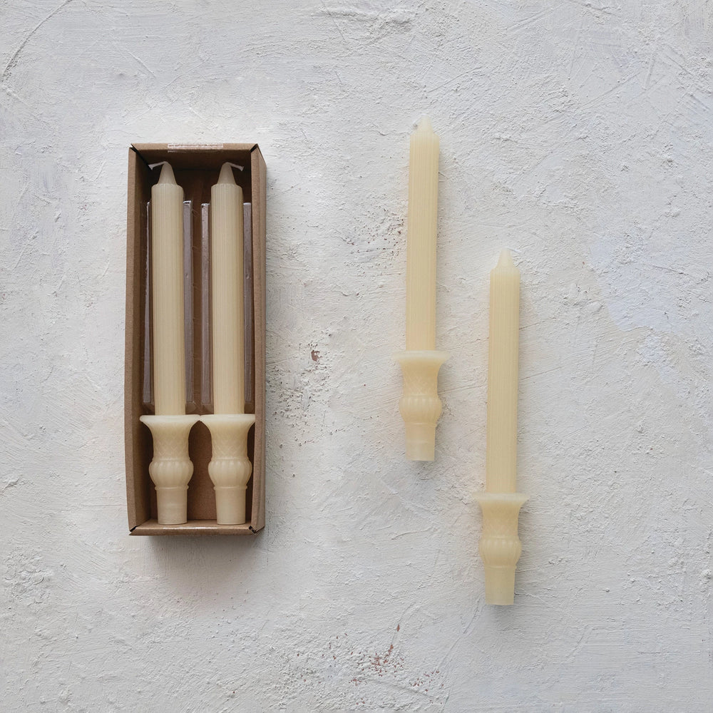 Ivory Urn Tapers - Madison's Niche 